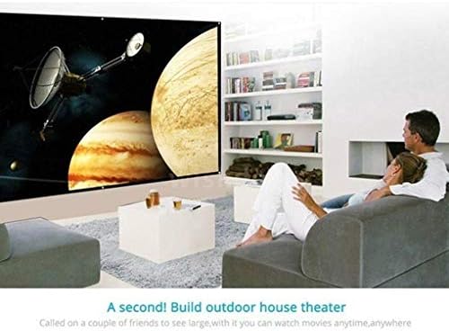 ZSEDP Sklopivi 16: 9 projektor 60 70 84 100 120 inčni bijeli vanjski projekcijski ekran zaslon zaslona za kućne projekte