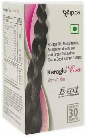 Beuniq IPCA Keraglo Eva bočica od 30 tableta za tretman opadanja kose za žene