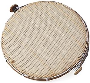 Posluživanje košara natkriveno okruglo bambusovo posluživanje hrani šatorske košarice za skladištenje kruha sa mrežnim mrežnim mrežama