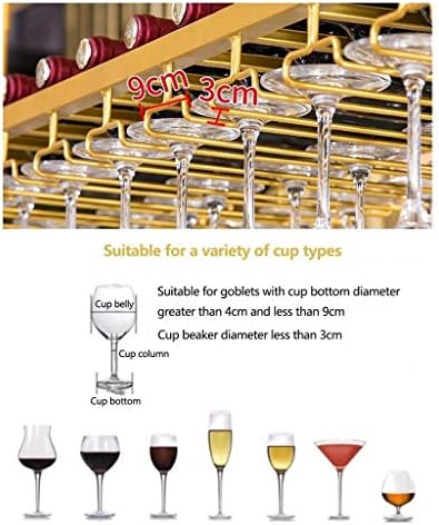 Stilska jednostavna vinska staklo Jednostavno metalno željezo Stilska jednostavna jednostavna držač za čaše za vino vino držač za pribor za jelo Kuhinjski nosač za pribor za jelo Podesiva visinska traka, PIBM,