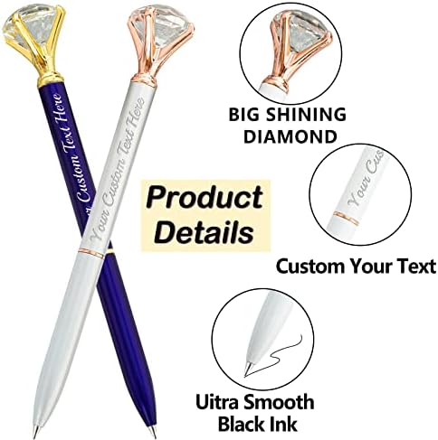 Personalizirani dijamantski olovke Prilagođeni olovke s nazivom Gristalno metal ugravirano kuglač olovke SPARKSKO SMRANNE OSNOVE ZA ŽENE MUŠKE MUŠKE CRNOM BIOD BIRD ROĐENJA GRADUACIJE Pokloni Claretred 100pcs