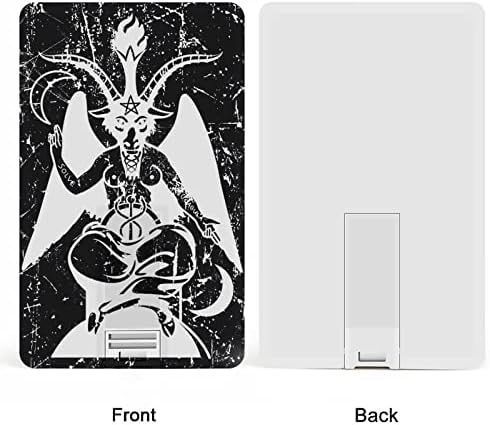 Satanička koza Baphomet kreditna kartica USB Flash diskovi Personalizirana memorijska stick tipke Korporativni pokloni i promotivni pokloni 64g