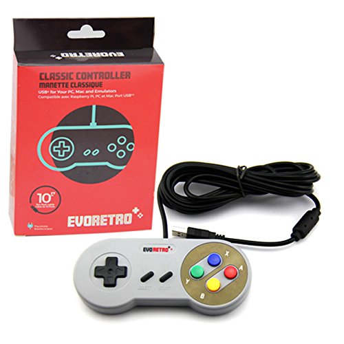 USB kontroler Vintage zamjena za NES Emulator Gamepads / Raspberry Pi 3 / Plug-and-Play USB Wired / TV Video Gaming sa 10 ' dugim kablovima od strane EVORETRO