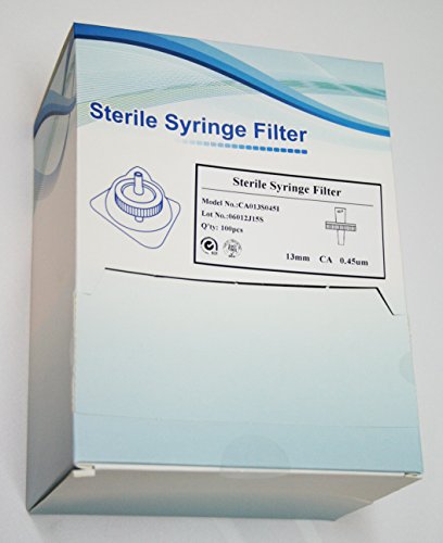 Eco-sensa® CA013S045I CA 13mm 0.45 um Filter za špric W / PP kućište-sterilizirano pojedinačno