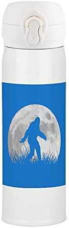 Funny Bigfoot Sasquatch puni mjesec nehrđajući čelik izolirana voda za vodu kava šalica za kavu za sportski biciklizam planinarenje