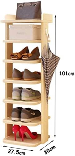 VLIZO stalak za obuću stalak za obuću 7-sprat za skladištenje 7-priča 101 × 8 × 30 cm sa višeslojni ormar za cipele za cipele