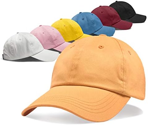 zowya Plain bejzbol kapa/Snapback kamiondžije šeširi za muškarce žene Tata šešir podesivi Panel platneni šešir, 1 šešir