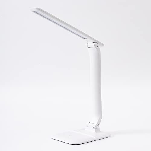 PORIBEOS bijela LED stolna svjetiljka zatamnjena kućna uredska žarulja dodirnu kontrolu svijetlo čitanje