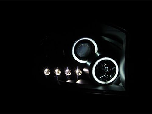 Anzo USA 111104 Dodge Ram projektor Halo Black Clear Amberheadlight Assembly -
