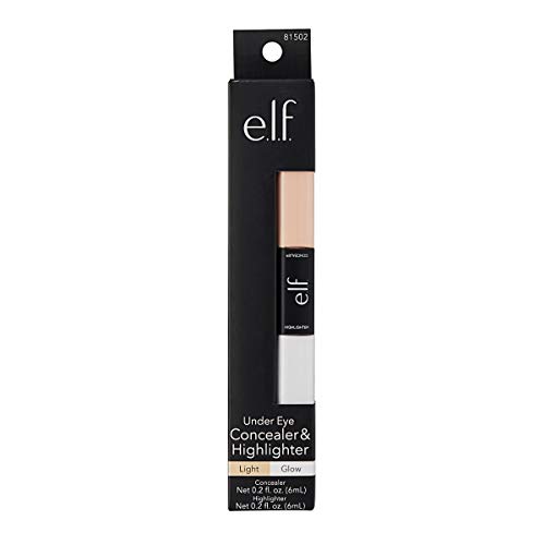 e.l. f. Cosmetics Cosmetics under Eye korektor & Highlighter, Glow Light, 0.34 Oz