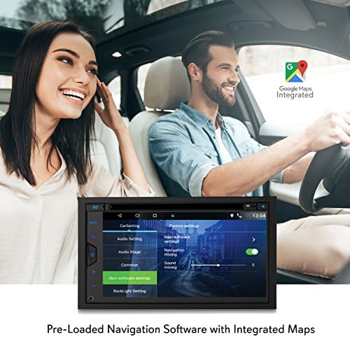 Pyle Car Stereo prijemnik - Dvostruki DIN Android dodirni ekran digitalni LCD monitor sa sigurnosnim kopijama, USB, Bluetooth i GPS navigacija - CD DVD Player, Play Mp3, AM FM radio s daljinskim putem - Pldand697