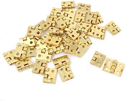 X-dree 40 kom Gold tone Sklopivi rotirajuće ormariće za ormare za ormare za vrata cijev cijevi cijevi