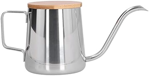 Lonac za kavu od nehrđajućeg čelika, sipajte čajnik za kavu čajnik, jedinstveni dizajn vrata sipajte preko lonca, jednostavne i praktične
