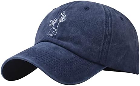 Sun Hat ženska modna kapa za pranje rublja ljetna šešir bejzbol plaža na otvorenom na otvorenom od pamučne vizure poli šal