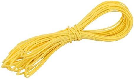 X-dree dužina 1 mm unutarnji dia poliolefin izolirana toplotna cijevska cijev žica žuta (kabel de Tubo