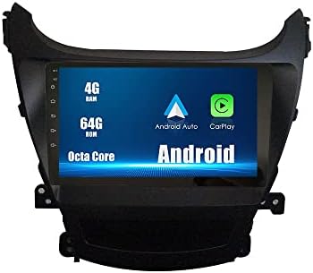 Android 10 Autoradio auto navigacija Stereo multimedijalni plejer GPS Radio 2.5 D ekran osetljiv na dodir zahyundai Elantra 2014- Okta jezgro 4GB Ram 64GB ROM