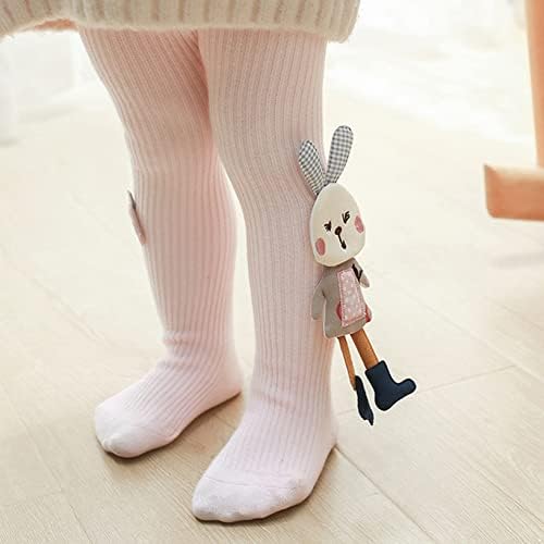 Kaerm Baby Girls Footted tajice slatka zečja lutka pletene gamaše toddlerne rastezljive pantyhose hlače