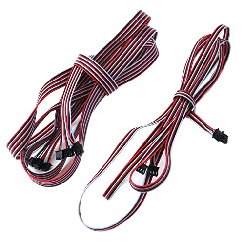 WEALRIT 6 kom 3D kablovi za štampač 3 PIN XH2.54 3D printer produžni kabel 3D štampač 3 pinski kabel