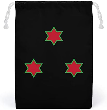 Burundi Logotip zastava platnene točke za zaštitu od punjenja za punjenje vrećice za vrećicu Torba za kućnu torbu za kuću
