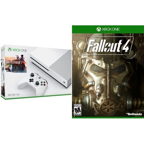 Xbox One S 500GB konzola - Battlefield 1 Bundle + Fallout 4