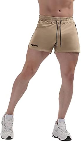 Maikanong Muns Workout Shorts Hratke Pamuk trčanje atletske kratke hlače sa džepovima sa patentnim zatvaračem