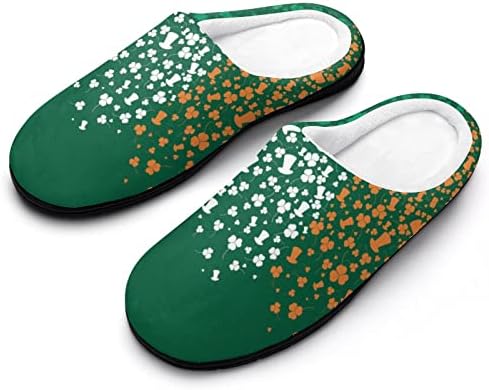 St Patricks Day ženske kućne papuče Casual zatvoreni vanjski klizanje na kućne cipele sa mekom frotirnom oblogom