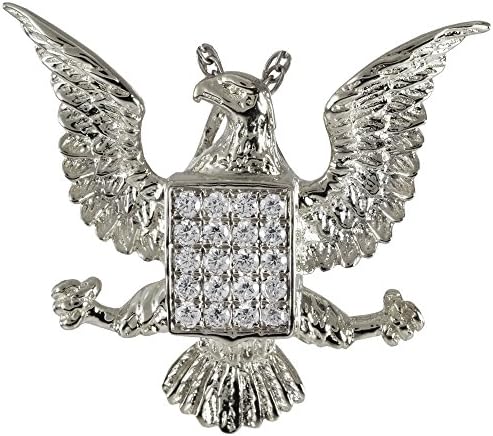 Memorijalna galerija 3051S draguljasti orao sterling srebrni kremiranje nakit kućnog ljubimca
