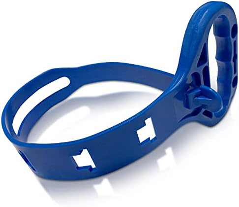 5 komada-plavo-18 inča. Duga PVC traka za teške uslove rada sa ručkom-idealna za organizovanje i transport