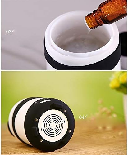 Raxinbang ovlaživači Mini slatka Panda dvostruka rupa sprej za aromaterapiju esencijalnih ulja Creative Home Office električni ovlaživač hladne magle