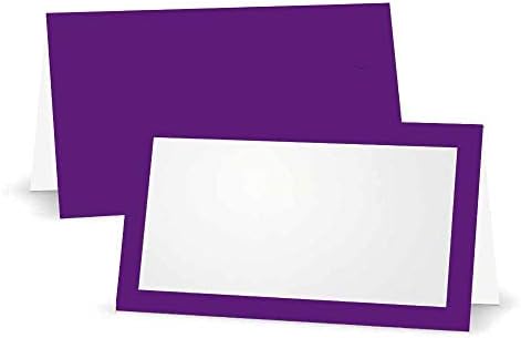 Purple Place kartice - TENT Stil - Individualne ili ispisne naljepnice - pribor za materijal i potrepštine događaja