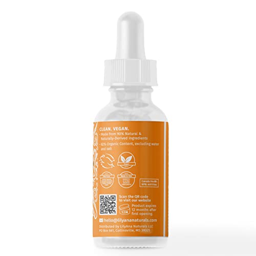 Lilyana Naturals Serum vitamina C za Serum za lice sa hijaluronskom kiselinom i vitaminom