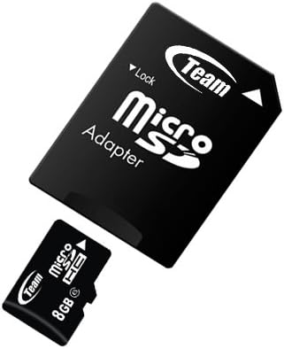 8GB Turbo klase 6 MicroSDHC memorijska kartica. Velike brzine za Motorola Rokr EM25 EM28 EM30 EM35 dolazi sa besplatno SD i USB adaptera. Doživotna Garancija