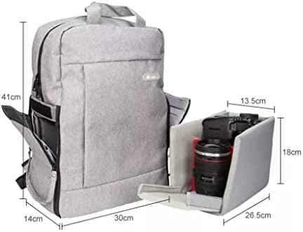 ZJHYXYH digitalna kamera ramena ruksak za slobodno vrijeme Casual torba vodootporan W pokrivač za kišu Fit 14in Laptop sa USB portom za DSLR stativ