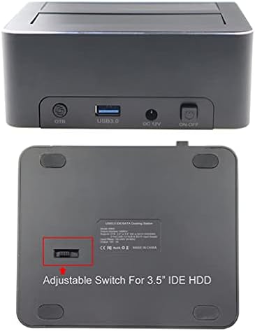 Debeli Dual Bay USB 3.0 na SATA IDE eksterni hard disk priključna stanica sa 2-Portnim čitačem kartica 2.5 / 3.5 inčni SATA/IDE HDD