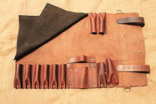 Travel-Friendly Chef Knife Wrap Bag / prave kože Knife Roll | torba za čuvanje ručke Carry case