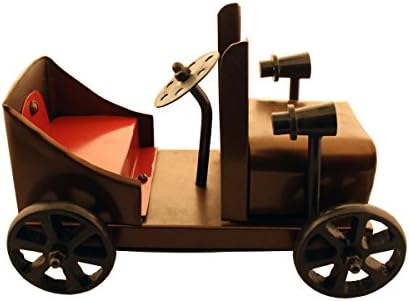 Antički Stil Nosač Bez Konja Model Automobila Od Lima U Smeđoj Boji Sa Crvenim Sjedištem I Crnim Akcentima