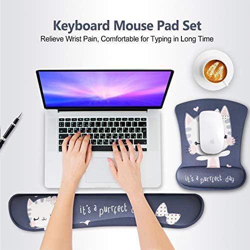 Tolulu podloga za miš za tastaturu oslonac za zapešće, Gel ergonomski jastučići za miš za računarski