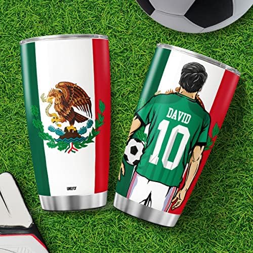 Jednostrano personalizovana čaša za kafu Meksiko fudbalska putna šolja Nation Sports Team izolovane čaše