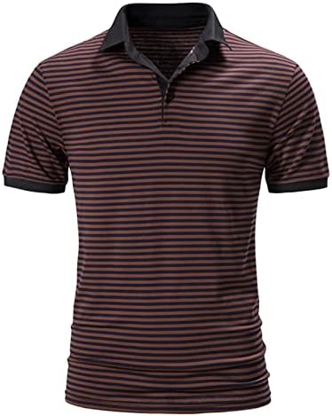 XILOCCER MENS Casual haljina s majicama T majice Muška bluza Najbolji fitness majice Muška košulja na košulju COLLARED Ljetni gumb ovratnik