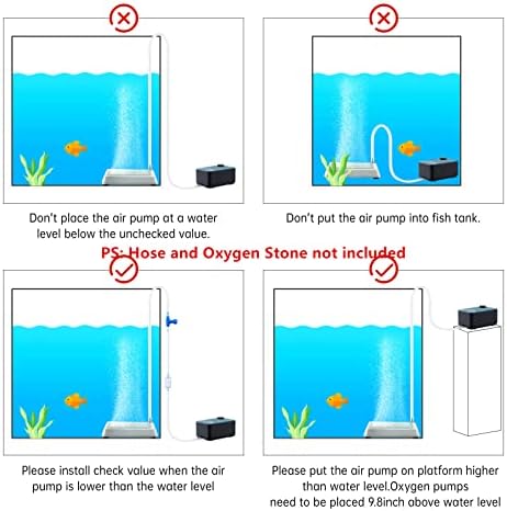 CHERLAM Filter za akvarijum i pumpa za vazduh za akvarijum