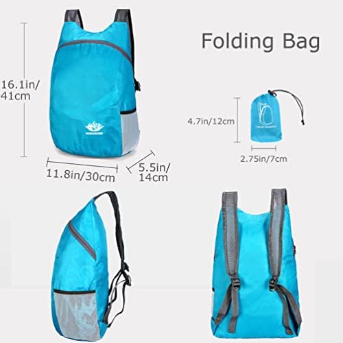 TRIYO Pješački ruksak sklopivi ruksak lagani pakirani dnevni paki, ležerni mali ruksak za putovanja Sport