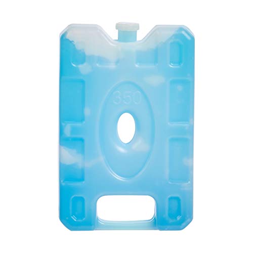 Basics višekratna tvrda jednostrana pravougaona ledena kutija, 6,5 X 4,3 X 1,2, plava, pakovanje od 4