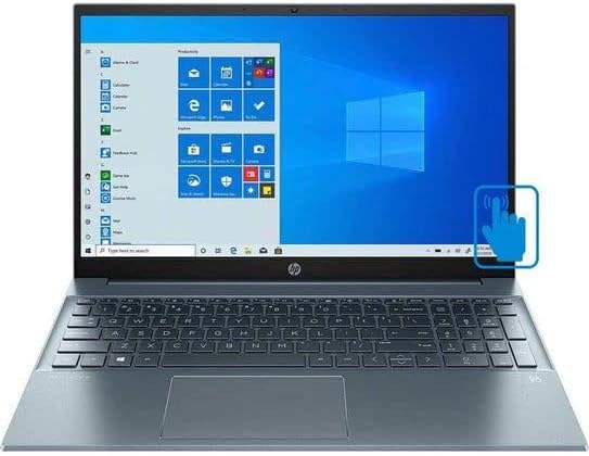 HP najnoviji Pavilion 15 Laptop / 15.6 IPS FHD ekran osetljiv na dodir | Intel 10-Core i7-1255u | NVIDIA GeForce MX550 | 16GB DDR4 512GB SSD | WiFi 6 | BT | USB-C | HDMI | Web kamera | KB sa pozadinskim osvetljenjem | Windows 10 Home