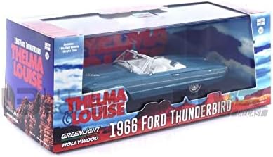 1966 Thunderbird Konvertibilna Svijetlo Plava Met. w / Bijela unutrašnjost Thelma & Louise Hollywood serija 1/43 Diecast Model automobila po Greenlight 86617