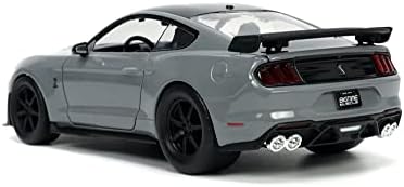 2020 Ford Mustang Shelby GT500, sjajna siva-Jada igračke 33931-1/24 vaga Diecast Model autić