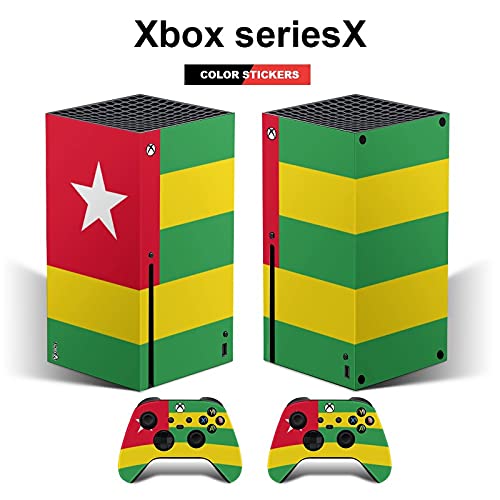 Togo zastava Xbox Seriesx konzola i kontrolor kože vinilne kože naljepnica naljepnica za naljepnicu