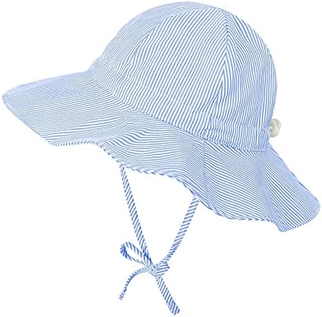 Zando Baby Boy šešir na plaži djevojčica šešir za sunce UPF 50+ kape za malu djecu za dječake djevojčice šeširi sa širokim obodom Baby Bucket šešir
