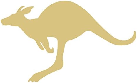 Kangaroo izrez nedovršeni drveni zoološki vrt tema Dječiji rasadnik dekor Wildlife MDF u obliku platna stil