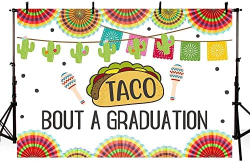 MEHOFOND 7x5ft meksički Fiesta Taco o Maturiranju klase 2022 pozadina Banner Prom Čestitamo grad