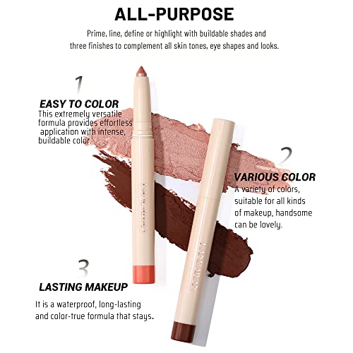 Wismee Eyeshadow Stick Makeup Cosmetics Stick kremasto sjenilo Stick Pencil Shimmer & amp; mat sjenilo Stick za